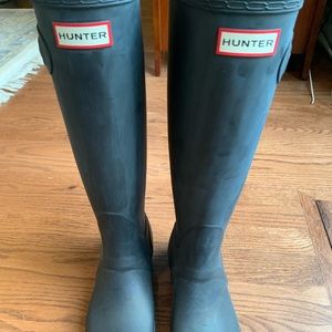 Brand New Black Hunter Rain Boots
